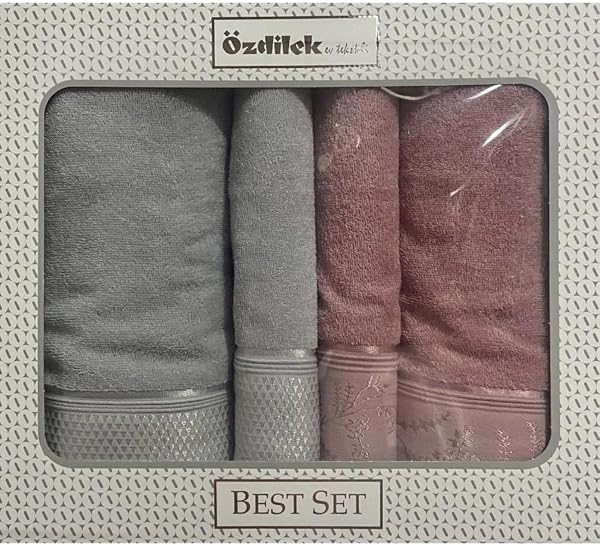 Özdilek-Ditsy Pembe-gri Best Set