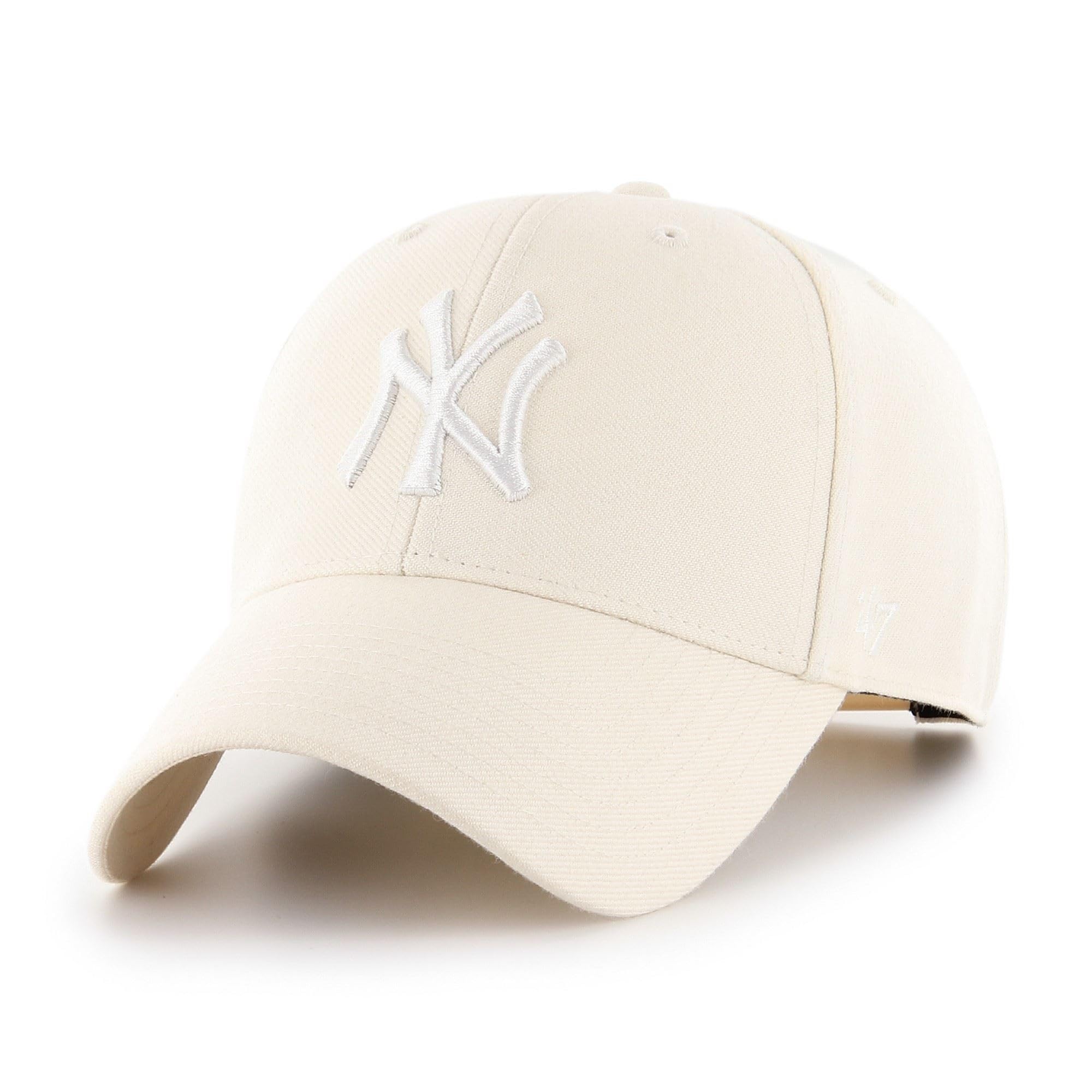 47 Brand MLB New York Yankees Cap B-MVPSP17WBP-NTC, Mens, Beige/Natural/White,