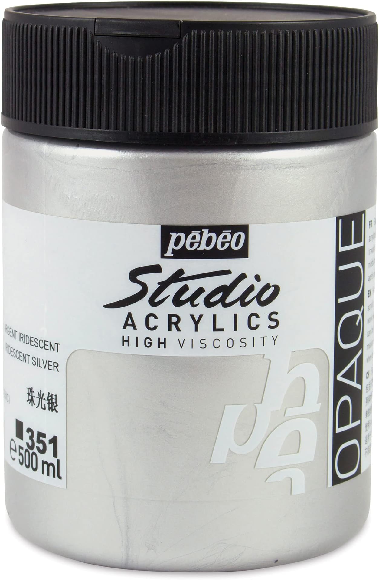 PEBEOStudio Acrylics HV 500 ml Silver