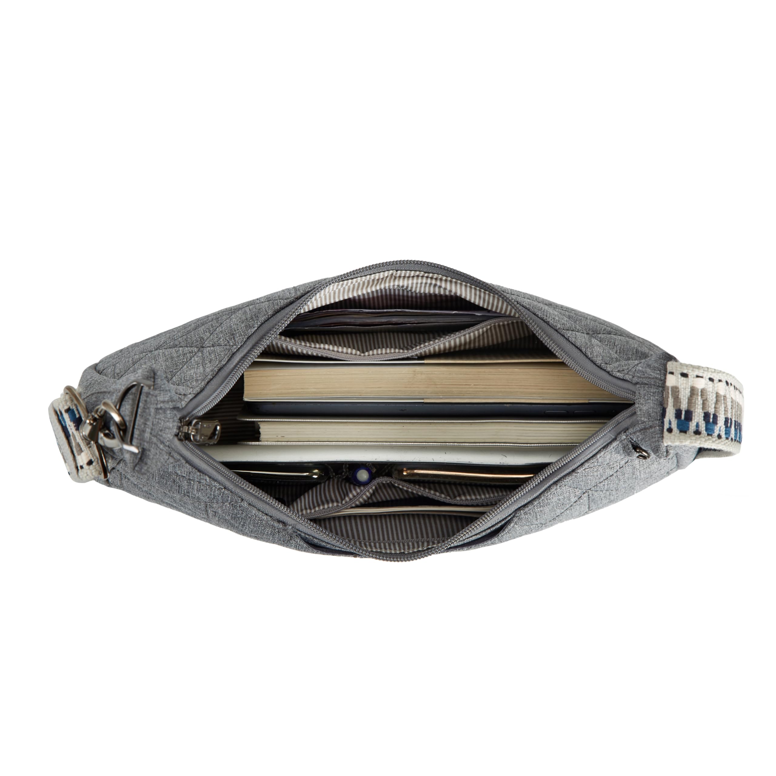 Travelon Borsa A Tracolla Morbida Antifurto Boho, Unisex-Adulto