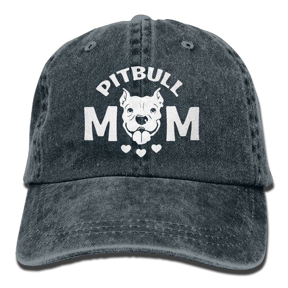 Baseball Cap Pitbull Mom 1-1 Women Snapback Casquettes Polo Style Low Profile