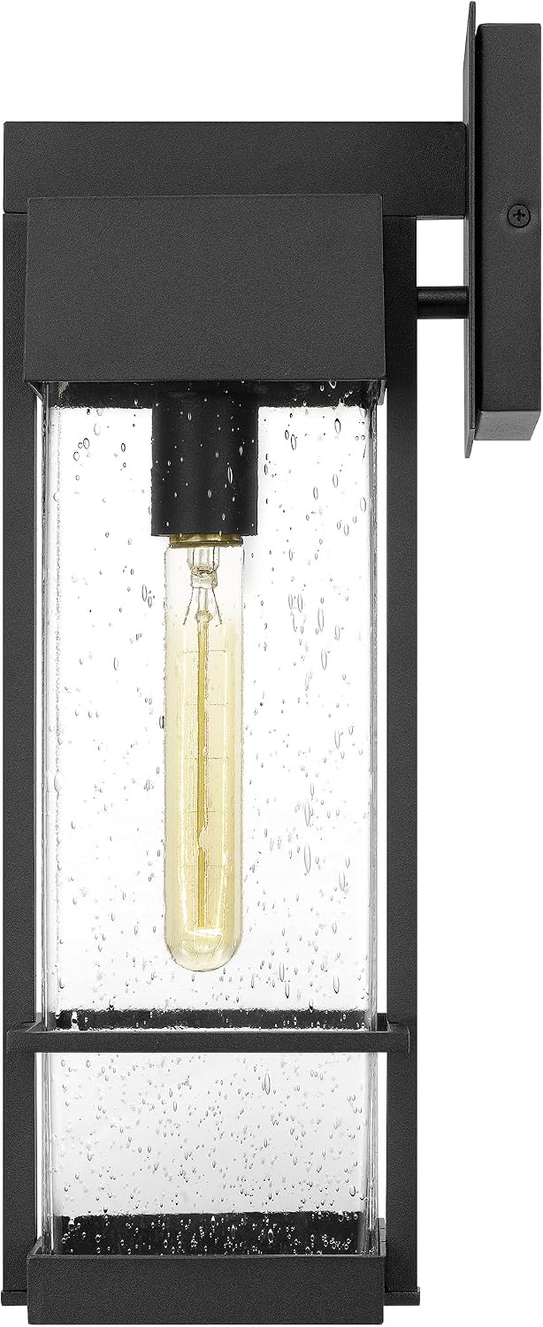 Quoizel Wynn 1-Light Earth Black Outdoor Wall Lantern