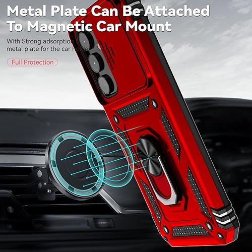 Miniatura 5 de Funda para Samsung Galaxy A54 5G, Galaxy A54 5G con protector de pantalla y funda para cámara, grado militar 16 pies, a prueba de caídas, a prueba