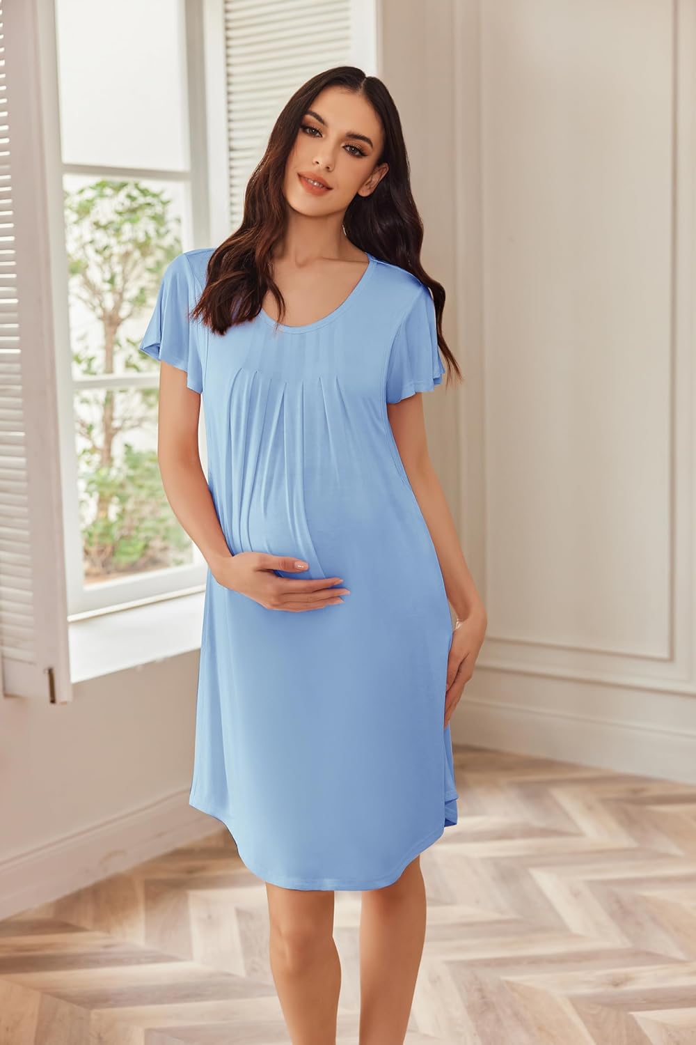Comfort Meets Convenience: Ekouaer Nursing Nightgown Review for New Moms