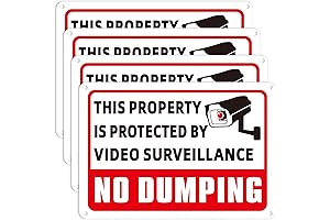 No Dumping Sign: Deter Illegal Dumping with Video Surveillance