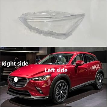 Headlight Lens Lampshade Compatible With Mazda For Cx-3 Cx3 2017 2018 2019 Car Headlight Shell Headlight Cover Headlamp Lens Headlight Glass