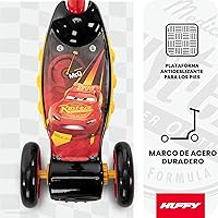 Vista 4 de Huffy Toddler 3-Wheel Scooter for Kids, Multiple Colors & Licensed Character Graphics, Ages 3+, Durable Steel Frame, Wide Non-Slip Deck, Stable