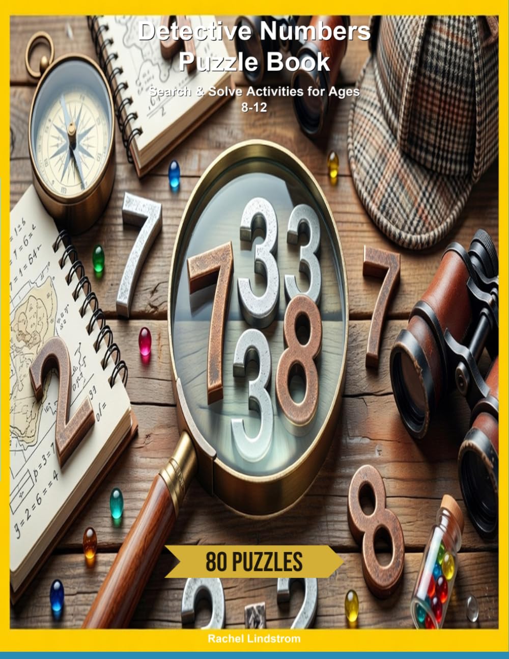 Detective Numbers Puzzle Book: Search & Solve Activities for Ages 8-12