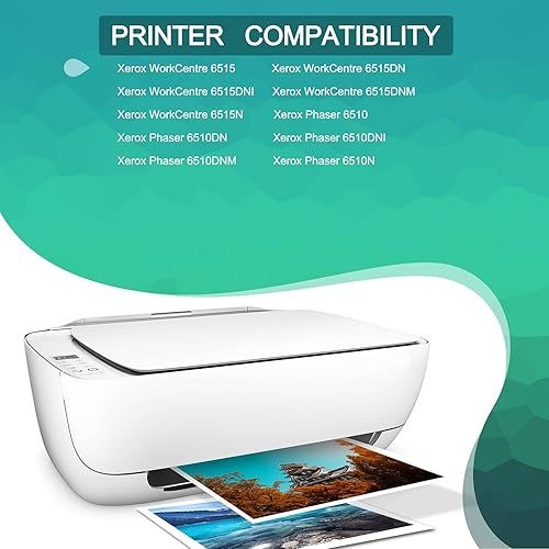 Miniatura 2 de GREENBOX Cartucho de tóner de alto rendimiento remanufacturado 6510 de repuesto para impresora Xerox 6515 6510 106R03479 para impresora Phaser 6510N