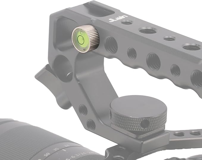 Pack de 2 Niveles de Burbuja de Acero Inoxidable FocusFoto con Tornillo 1/4"-20 miniatura 7