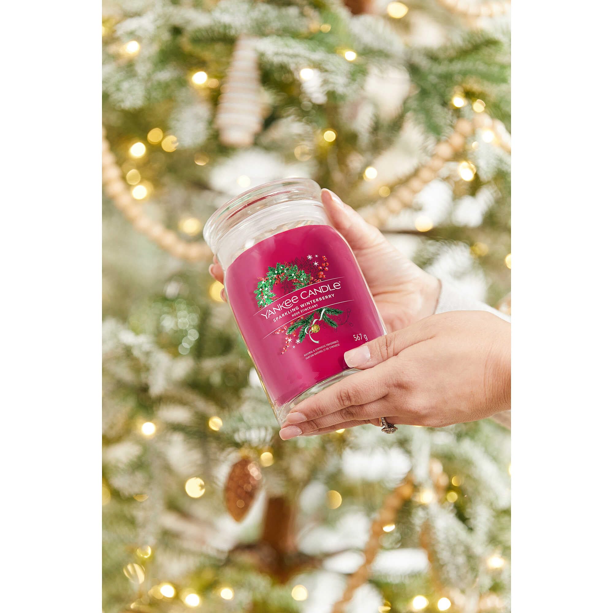 Yankee Candle Grande jarre pétillante Winterberry