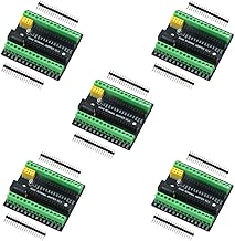 Emakefun Nano Terminal Expansion Adapter Board for Arduino Nano V3.0 AVR ATMEGA328P with NRF2401+ Expansion Interface, DC Power Supply Interface (5PCS) - coolthings.us