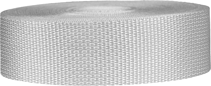 Strapworks Lightweight Polypropylene Webbing - Poly Strapping for Outdoor DIY Gear Repair, Pet Collars, Crafts   1.5 Inch by 10, 25, or 50 Yards, Over 20 Colors