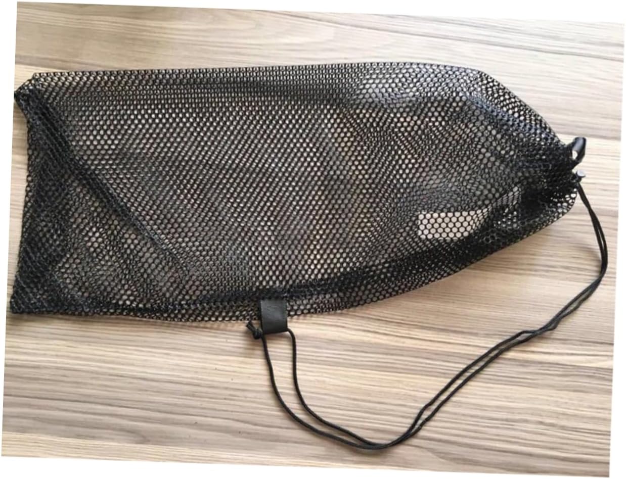 Ankle Flippers Diving Equipment Mesh Bag Breathable Tote for Snorkeling Training High Load Capacity for Travel Black
