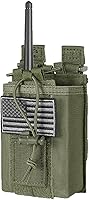 Vista 14 de Soporte de Radio Táctico Funda de Radio Molle Bolsa de Radio Universal Estuche de Radio Militar Bolsa de Radio de Servicio Pesado para Policía Verde