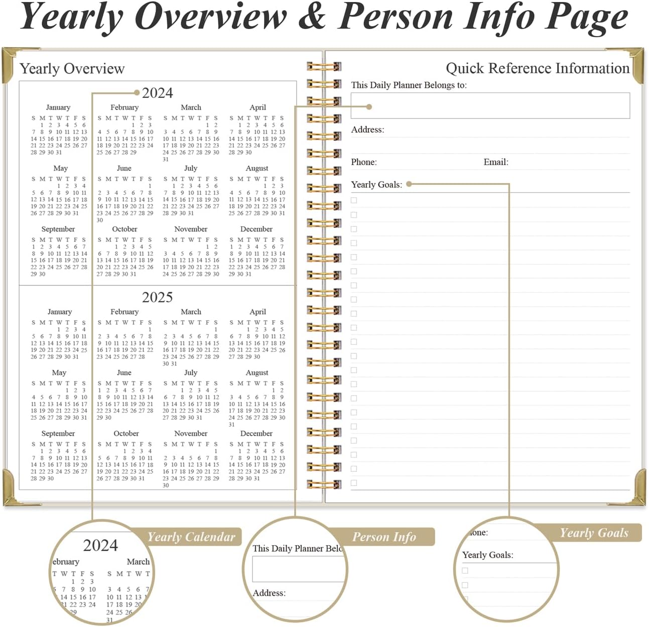 To Do List Notebook - Aesthetic Daily Planner to Easily Organize Your Tasks And Boost Productivity - Undated Planner for School or Office Supplies, 5.8" x 8.5", Beige image 4 of 7 B0D7HYCLBB