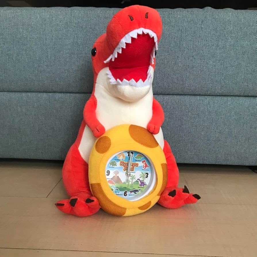 Amazon.co.jp: 恐竜時代 アラーム付きぬいぐるみ時計 : おもちゃ