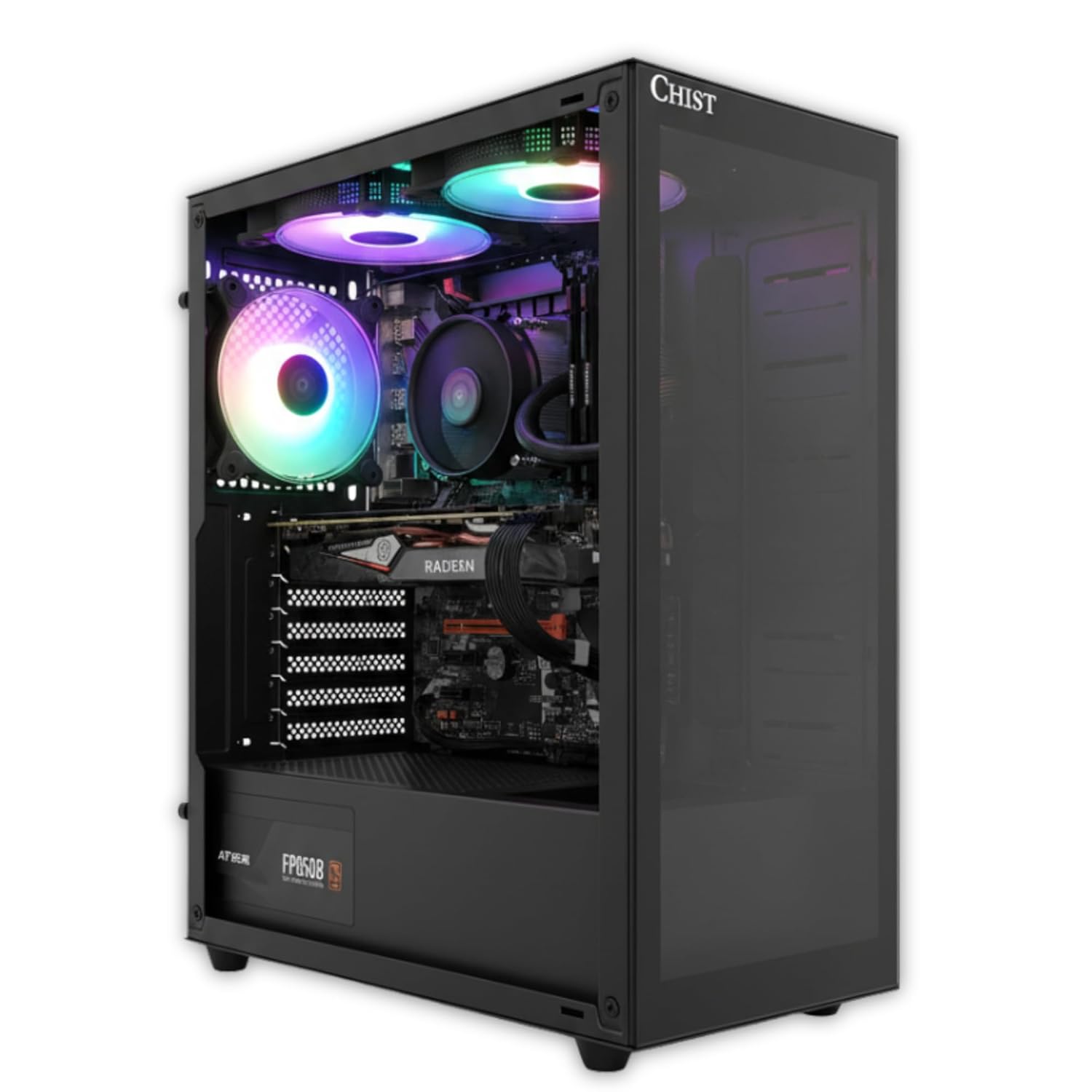 CHIST Ultra Workstation Desktop PC, Ultra Core 7 265K 3.3 GHz, 32GB DDR5 RAM, 1TB NVMe SSD, WiFi Bluetooth Card, Windows 11 Pro (RTX 3060 12GB)
