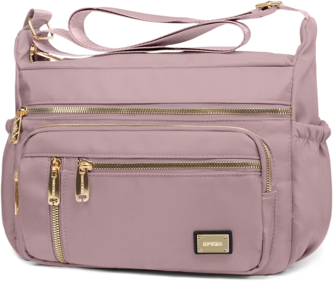 NPBAG Crossbody Bag for Women, Shoulder Purse Handbag Messenger Bag, Trendy Pocketbooks, Waterproof and Multi-Pockets