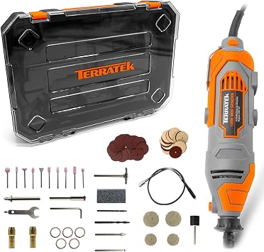 Terratek Rotary Tool Kit 135W with 80pc 
