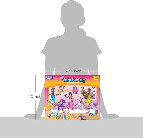 Miniatura 39 de Imagimake Window Art Princess Kit de atrapasoles Artes y manualidades para niños de 8 a 12 años Juguetes para niñas de 6 a 8 años Regalos