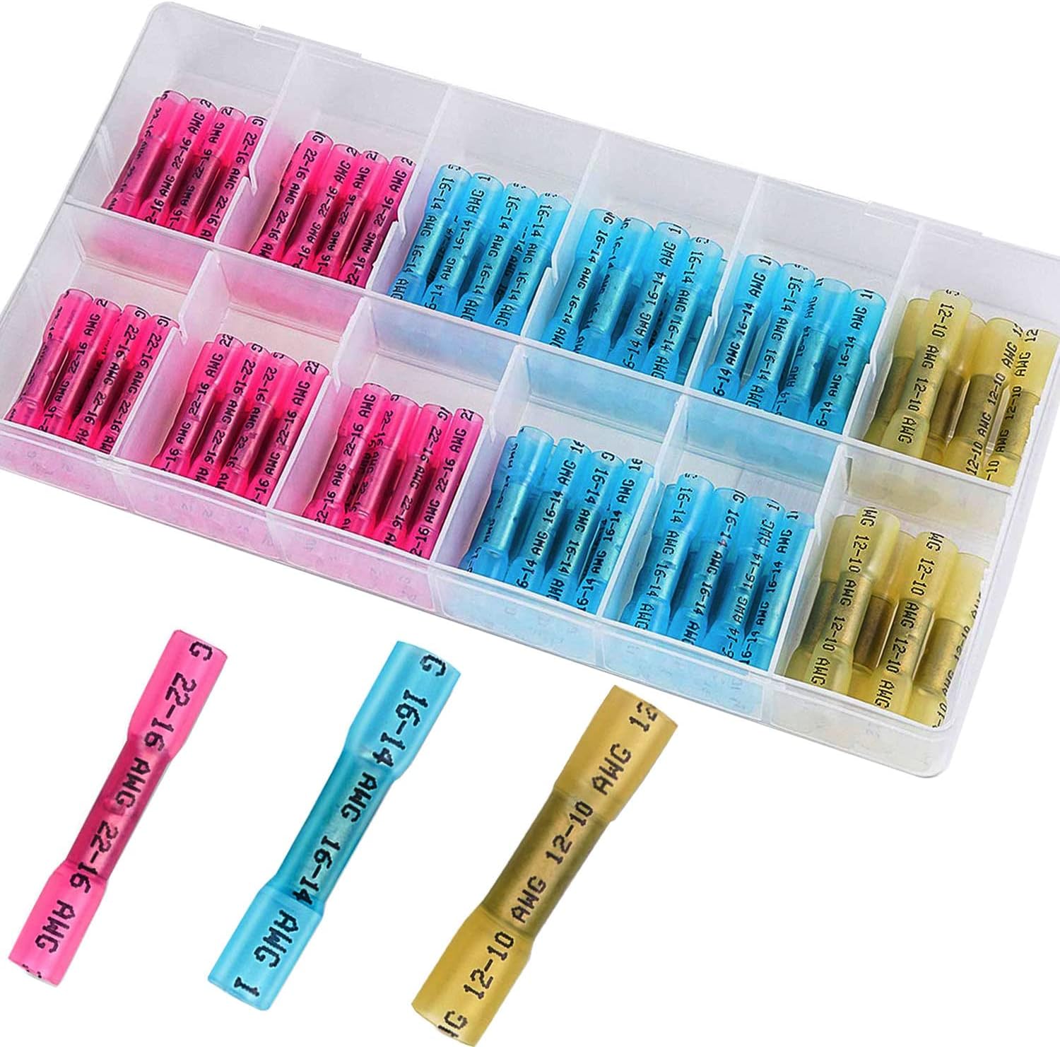 RUNCCI-YUN 100 Pcs 5 Diode LED Pré-câblée Luière, DC 12V Diodes LED