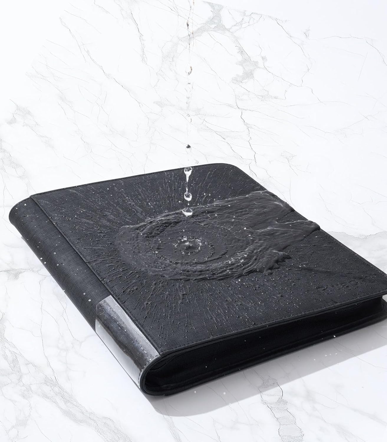 16-Pocket Trading Card Binder Holds 1024 Cards - Premium PU Leather Album, Ringless Side LoadingTrading Card Album,Sturdy 3x4" Card Holder for MTG, TCG, YuGiOh, Game Cards & Sports Cards (Black)