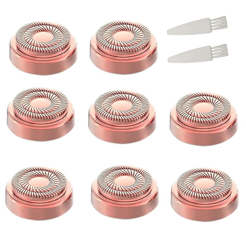 Cabeças de reposição Fjwedve para removedor facial Finishing Touch Flawless Gen 2, anel duplo, Pacote com 8