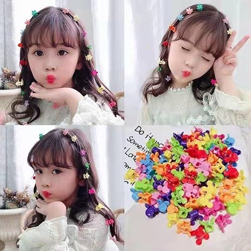 Miniatura 7 de SHOWERRING Lindas pinzas para el cabello para niñas, 100 piezas de mini corona y accesorios de pelo de Mickey para decorar horquilla para niños y