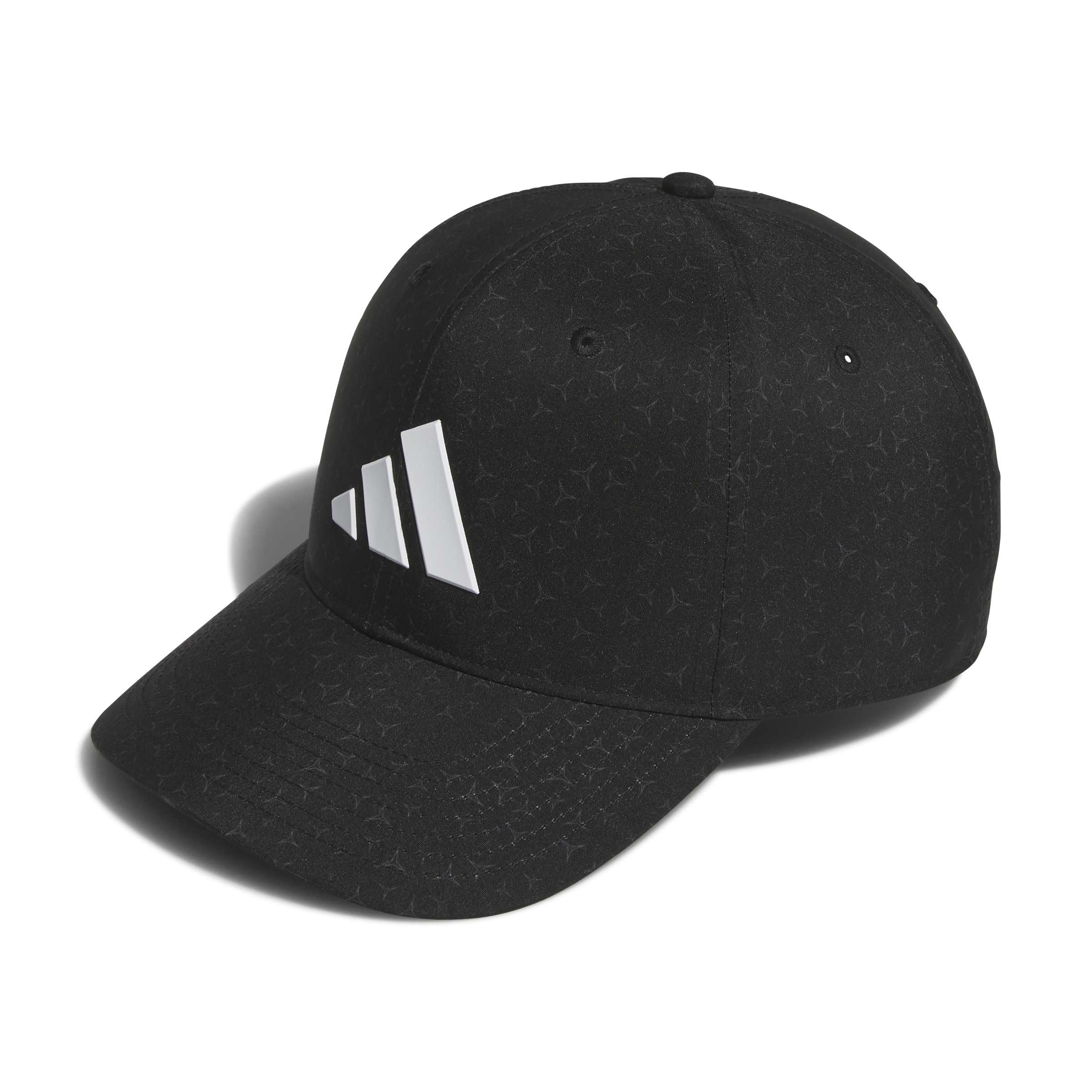 adidas Men's Tour Print Snapback HAT, Black, M-L
