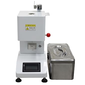 TECHTONGDA Melt Flow Index Tester LCD Touchscreen Dual-Mode MFR MVR Testing with Auto-Cut and Printer