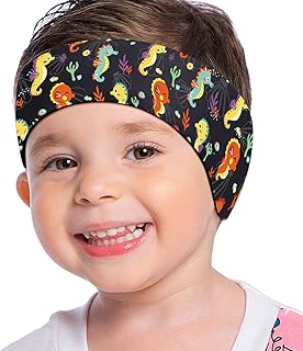 MoKo Swimming Headband for Kids & Adults, Cute Swinmmers Headband Ear Band Keep Water Out Waterproof Ear Protection Band