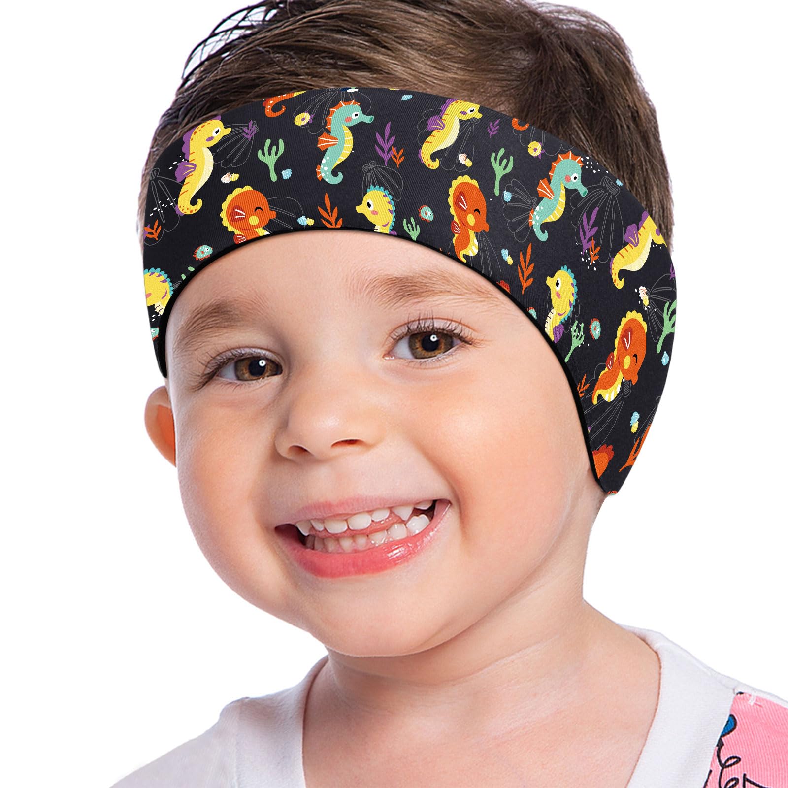 MoKo Swimming Headband for Kids & Adults, Cute Swinmmers Headband Ear Band Keep Water Out Waterproof Ear Protection Band