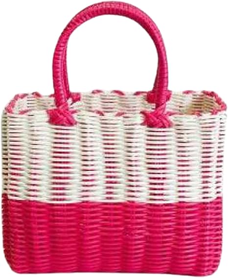 Amazon Triumphantキッチン 浴室用 シャンプー バスケット ランドリーバスケット カゴバッグ 家庭用 収納バスケット プラスチック製 ハンドル付き 温泉ポーチ お風呂バッグ ショッピングバスケット 小物入れ かご籐 多機能 買い物かご 手提げ 雑貨収納 K S かご