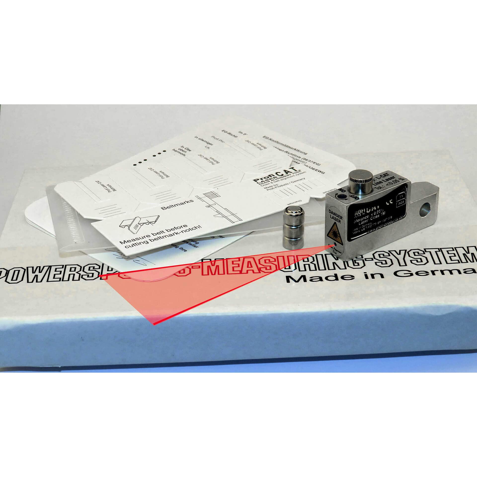 PROFI PRODUCT 12mm - Tester di allineamento catena laser linee L-CAT