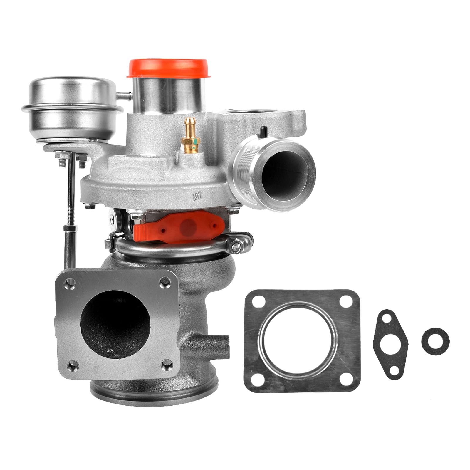 GT1446 Turbocharger with Gasket Replacement for Dodge Dart Fiat 500 Jeep Renegade 1.4L Turbo 2013-2023 Part# 04892938AB, 04892938AC