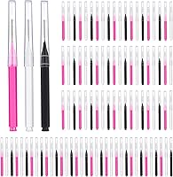 Vista 18 de Patelai 100 piezas de cepillos para limpiador, cepillo interdental, palillo de dientes, cabezal de hilo dental, hilo dental, higiene dental, hilo