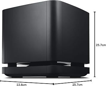 Bose Bass Module 500 Base Module 10 x 10 x 9.4 5 kg | Connects to Bose Smart Soundbar 900/700/500/300, Bose TV Speaker, SoundTouch 300