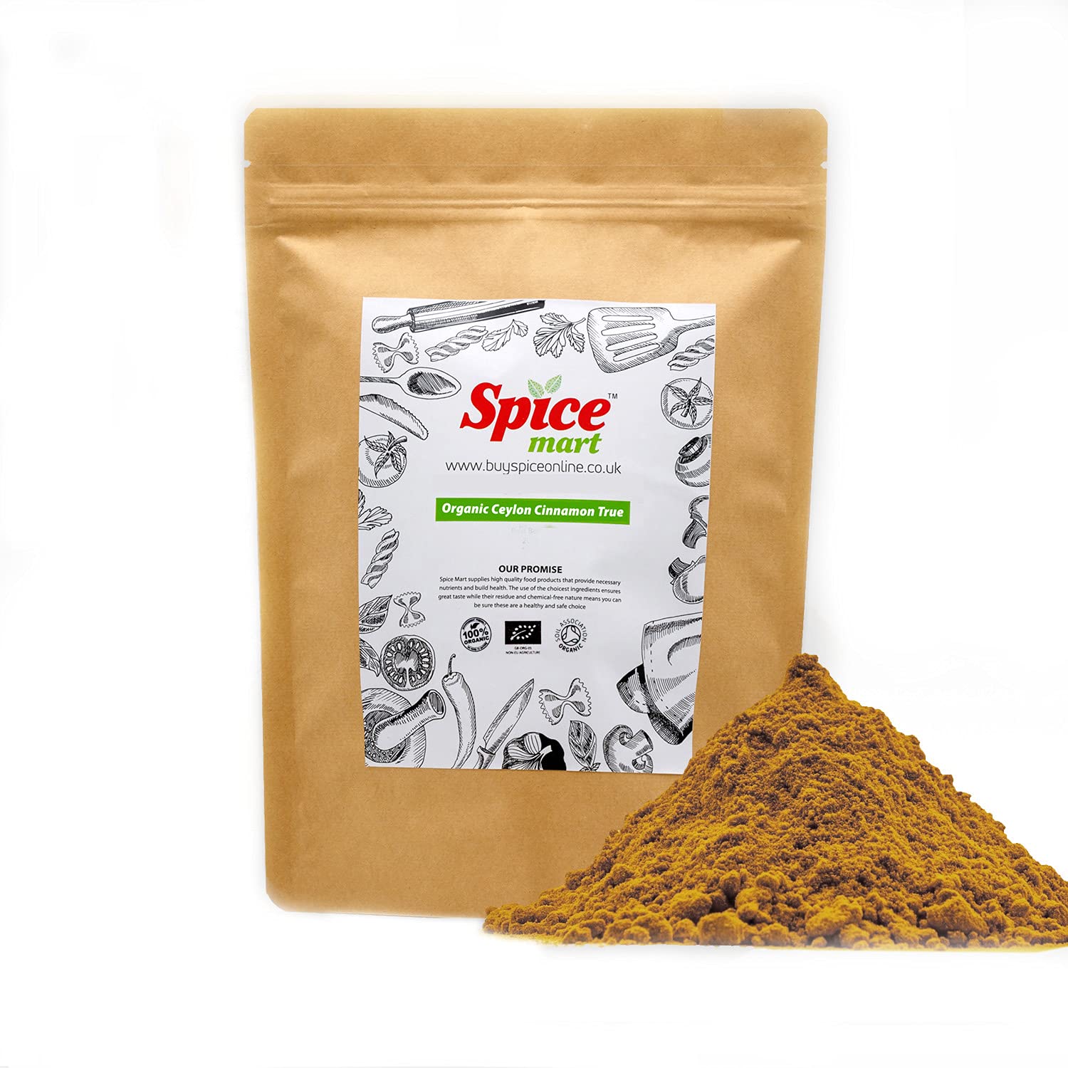 Organic Ceylon Cinnamon True Powder