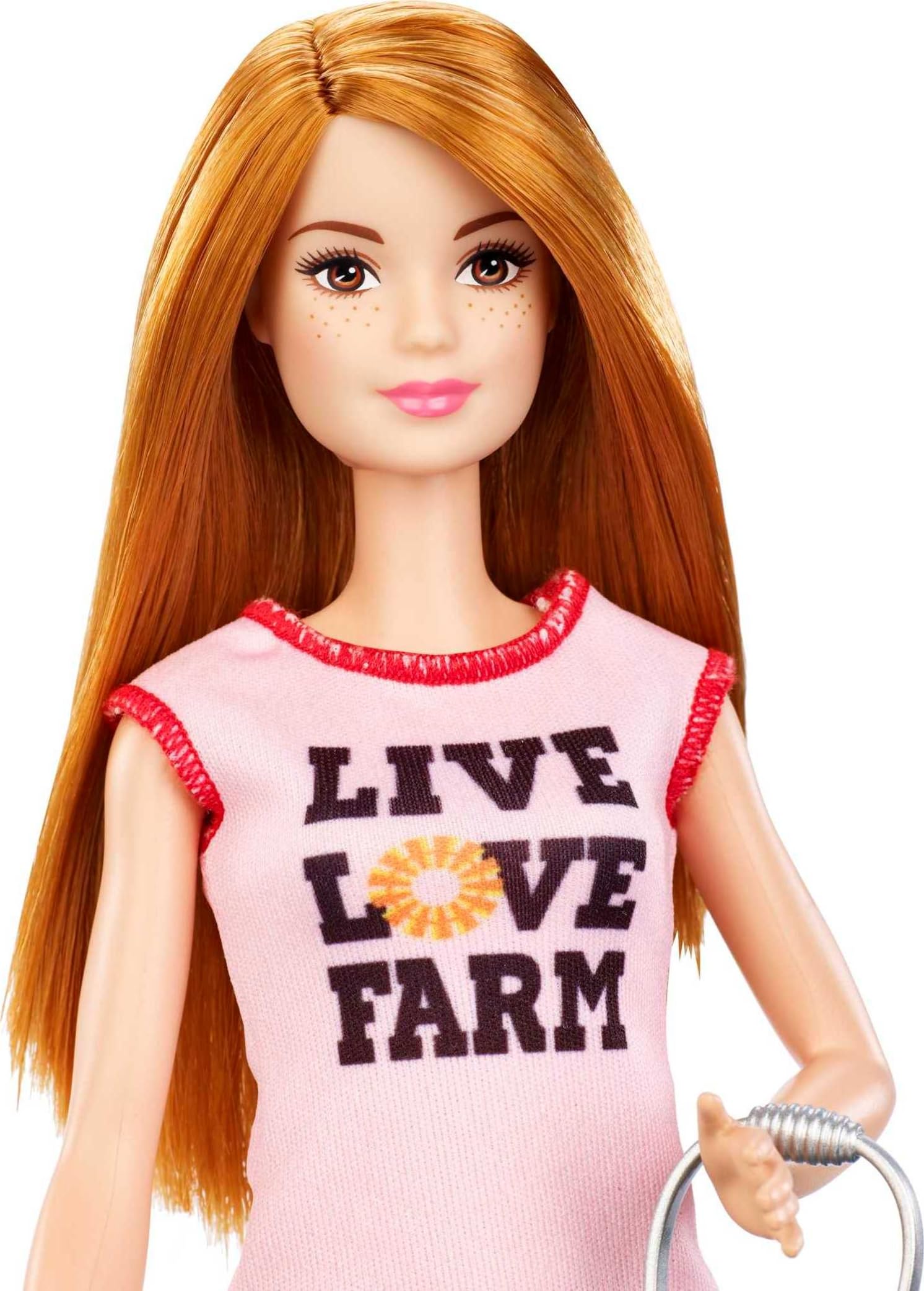 Barbie Chicken Farmer Doll, Red-Haired, and Playset with Henhouse, 3 Chickens, 2 Chicks and More, Career-Themed Toy for 3 to 7 Year Olds ( Exclusive) — Amazon image 3
