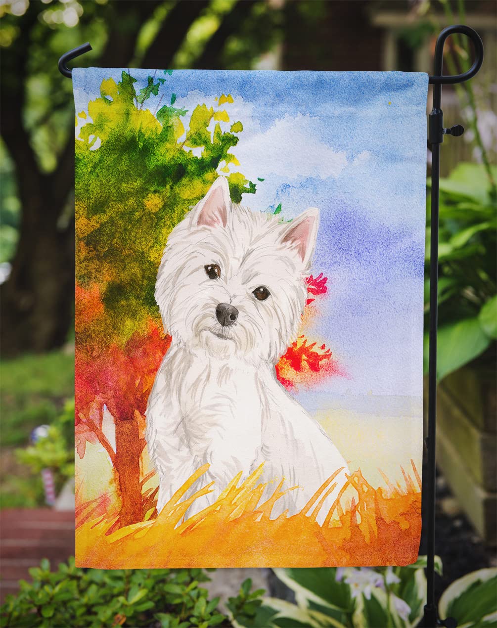 Caroline'S Treasures PPP3222GF Westie Piper bandiera da giardino