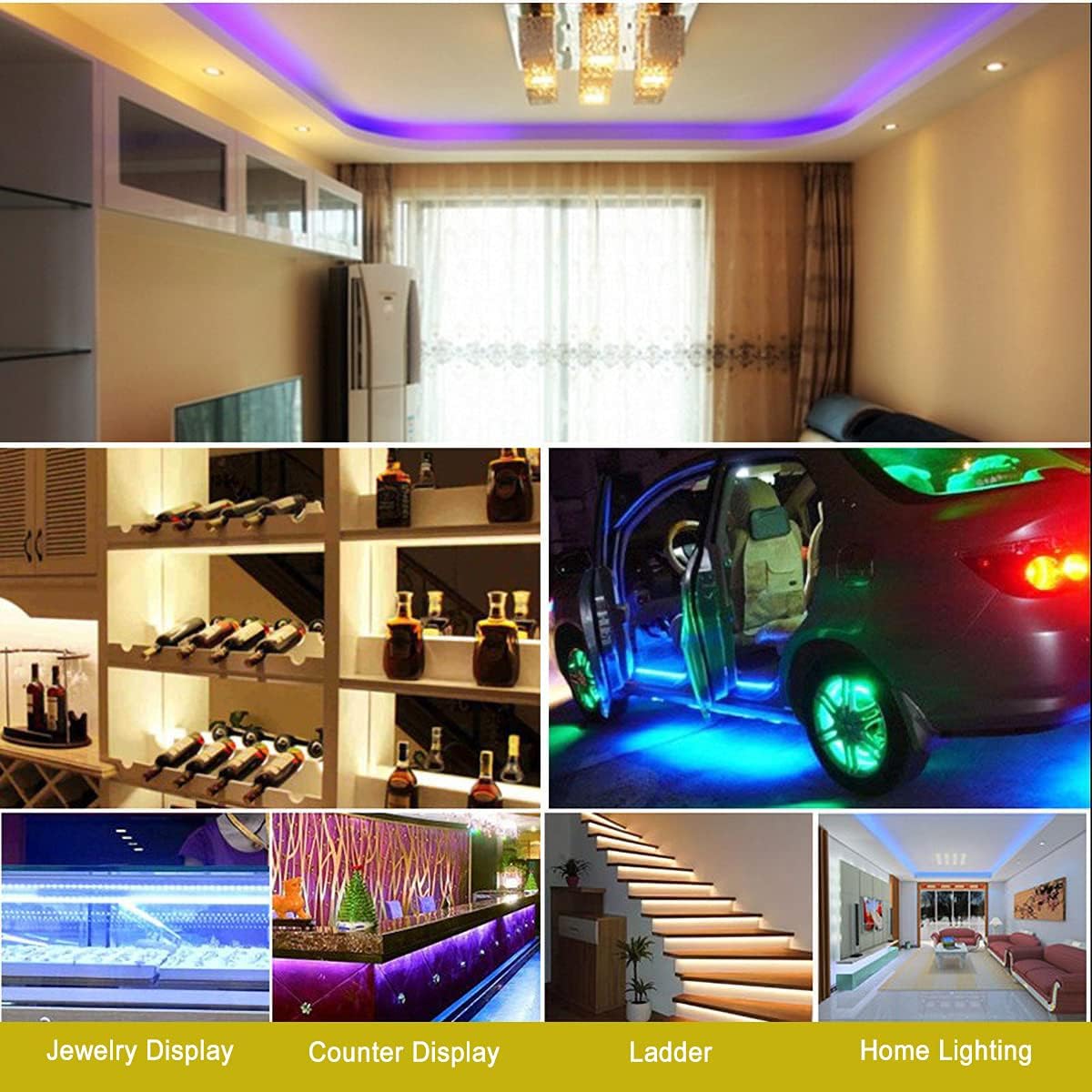 Various application examples of LED strip lighting