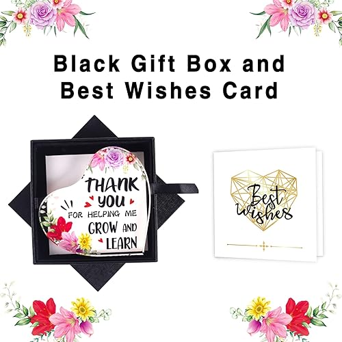 Miniatura 6 de FaCraft Regalos de agradecimiento a las maestras para mujeres, recuerdo de maestros y pisapapeles de estudiantes de fin de año, regalos para