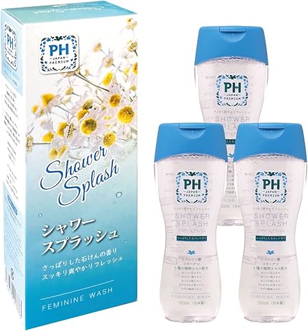 Amazon デリケートゾーン専用ソープ Ph Japan フェミニンウォッシュ150ml シャワースプラッシュ 3個セット におい かゆみ 黒ずみ 生理時 日本製 安心安全 弱酸性 毎日のお手入れ 保湿 Ph Japan ボディソープ 通販