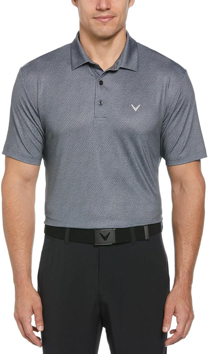 Callaway Ventilated Heather Jacquard Polo