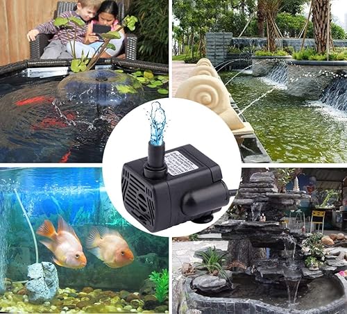 Miniatura 6 de driew - Bombas de agua para acuario, mini bomba de agua sumergible, DC 5.5-12V 5V 9V 12V bombas impermeables sin escobillas para acuario de estanque