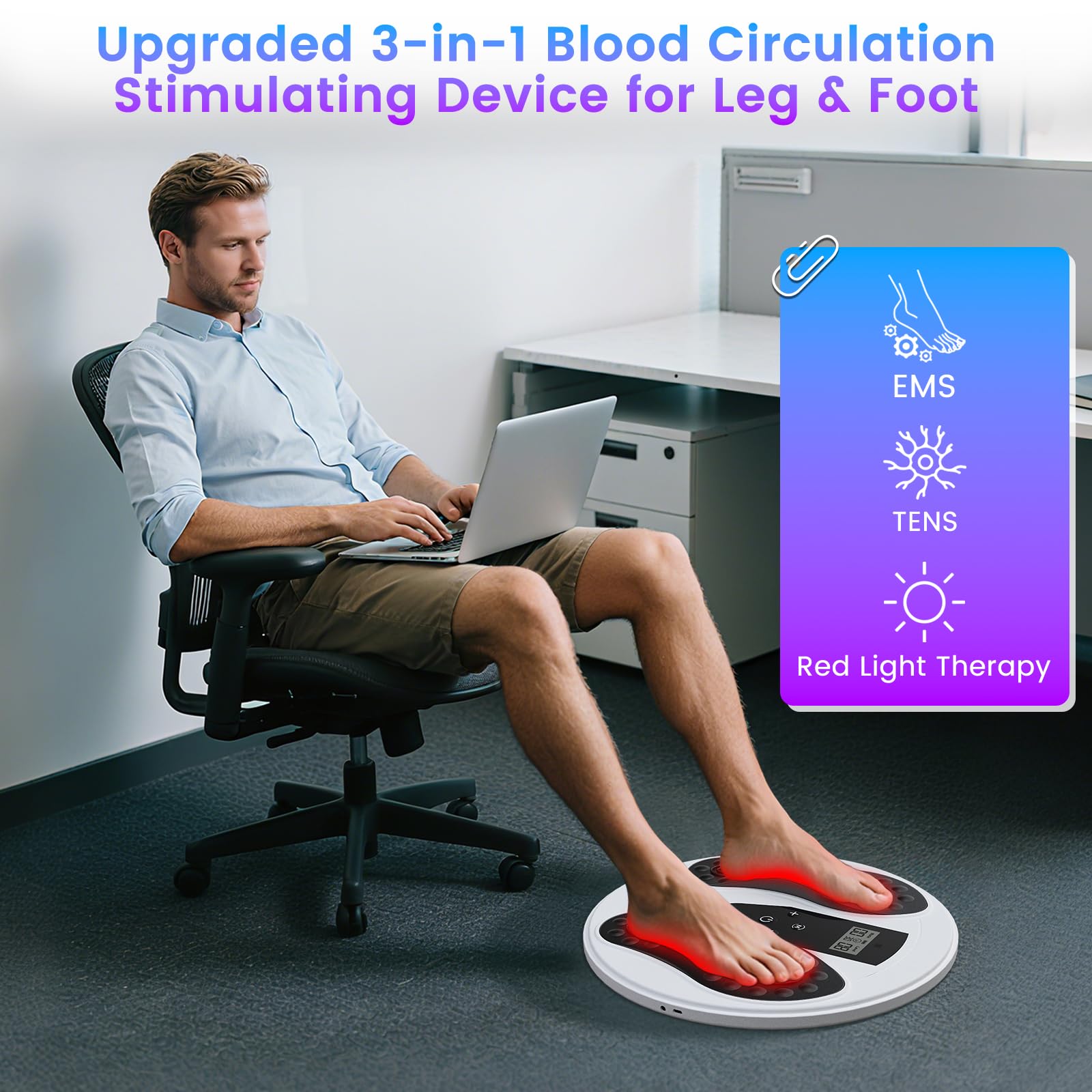 Edic Circulation Achine Blood Booster For Feet And Legs, Newly