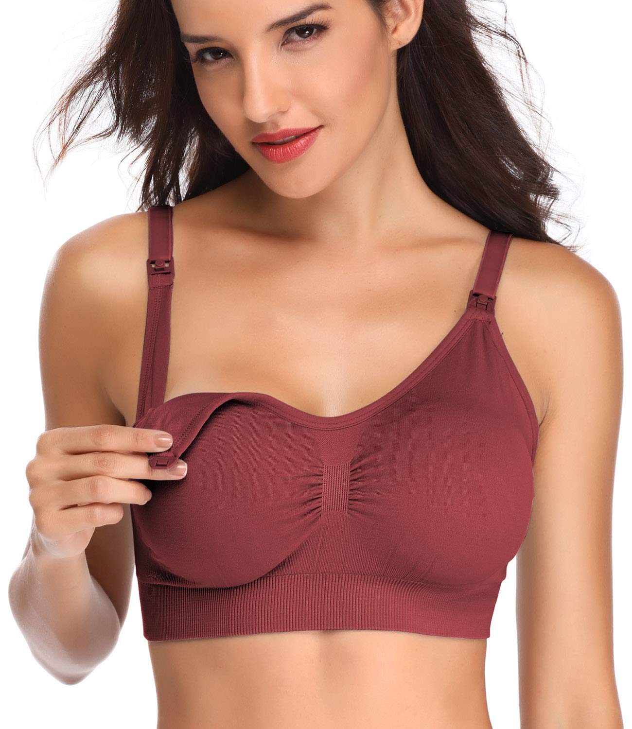 Bralette da Donna Senza Cuciture, per Allattamento, Confezione da 3