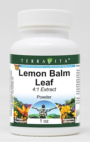 Polvo de extracto de hoja de bálsamo de limón 41 (1 oz, ZIN 541257)