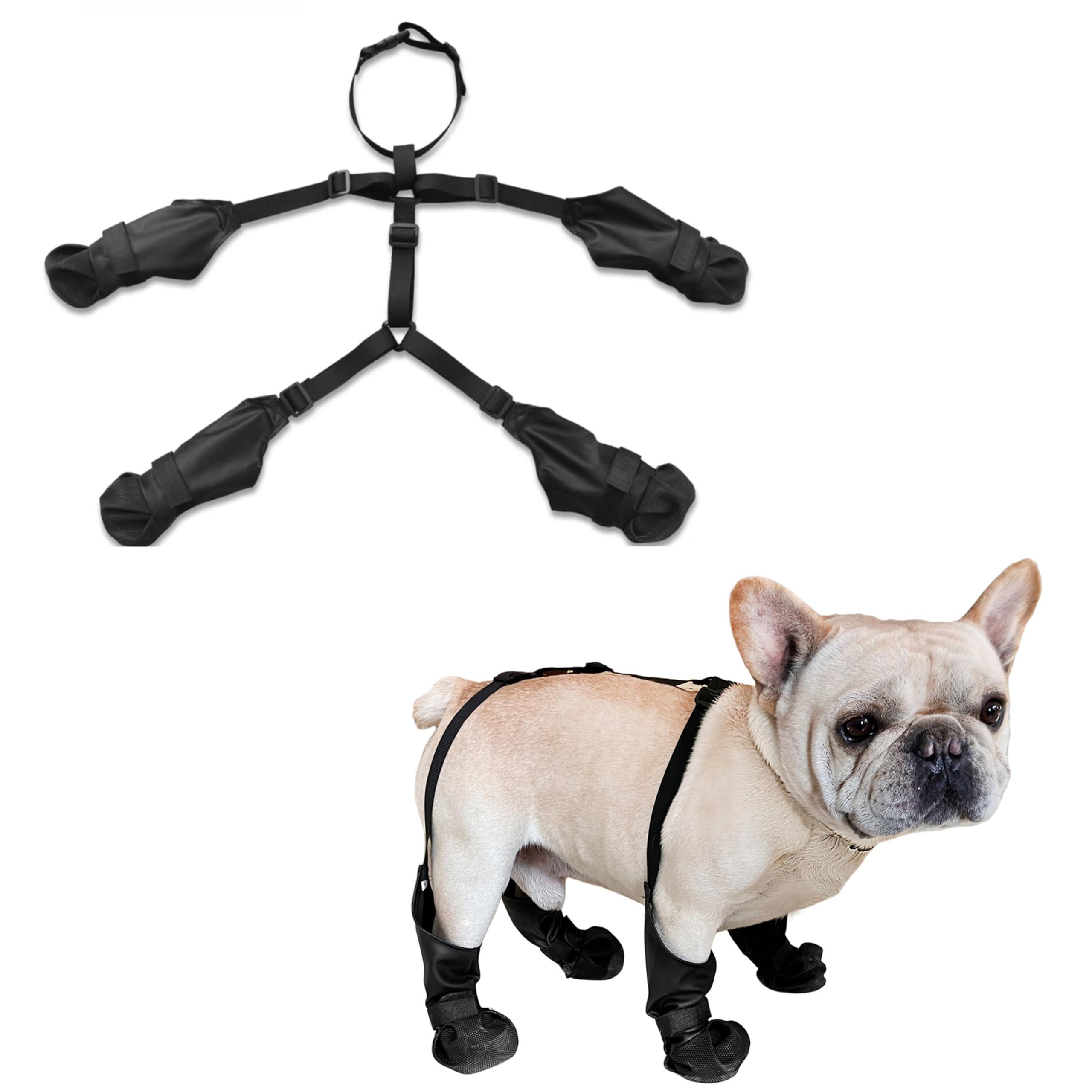 Amazon.co.jp: 犬用レッグカバー 犬 靴 一体型 犬用ブーツサスペンダー